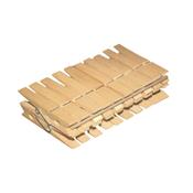 York Wooden Clothes Pegs with Steel Spring 20 Pack image