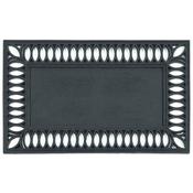 My Mat Rubber Castle Surround Doormat Black 45 x 75cm image