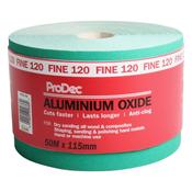 ProDec Green Aluminium Oxide 120 Grit Sandpaper Roll 50m image