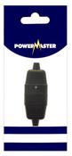 3 Pin Rubber Connector Black Male Female