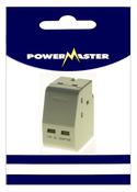 Powermaster 3 Gang Adaptor with 2 USB Ports image