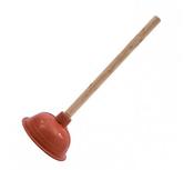 Wooden Handle Sink Plunger 40cm image