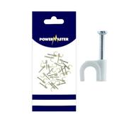 Powermaster Cable Clips White