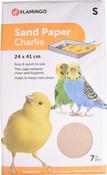Flamingo Charlie Bird Cage Sandpaper Sheets 7 Piece 24 x 41cm image