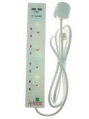 Powermaster 4 Gang Surge Protection Extension Lead 2m image