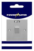 Powermaster Single Gang Double Pole Switch with Neon 20 Amp image