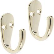 Copex Single Robe Hook Brass 2pk image