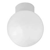 Evolec White Glass Bathroom Globe 60W image