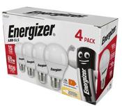 Energizer LED GLS E27 Warm White 8.5W 4 Pack
