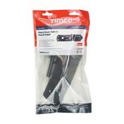 Timco Heavy Secure Bolt On Hasp &amp;amp; Staple Epoxy Black 250mm image