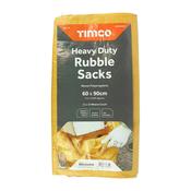 Timco Heavy Duty Rubble Sacks 60 x 90cm 10pk