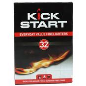 Kick Start Firelighters 32 Pack Block Fire Starters image