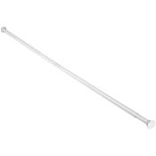 Aqua Adjustable Shower Rail White 135-235cm image