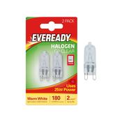 Eveready G9 Oven Halogen 25w 2pk