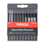 Timco Jigsaw Blade Mixed Set 10pk
