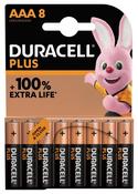 Duracell Plus AAA Batteries 8 Pack image