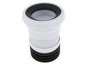 Fluidmaster Toilet Pan Connector Short Flexible Straight White 200-350mm image