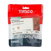 Timco Galvanised Round Wire Nail 50 x 2.65mm 500g image
