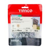 Timco Galvanised ELH Clout Nail 20 x 3.0mm 500g image