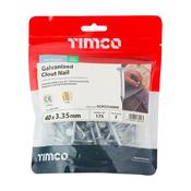 Timco Galvanised Clout Nails 40 x 3.35mm 500g image