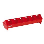 Copele Plastic Round Pigeon Feeder Trough Red 50cm image