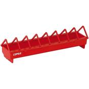 Copele Plastic Feeder Trough Red Wide Spacing image