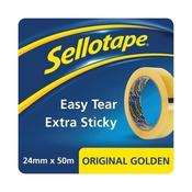Sellotape Original Golden Sticky Tape 24mm x 50m image