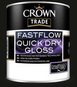 Crown Trade Fastflow Quick Dry Gloss Black 2.5 Litre