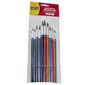 ProDec Artist Brush Set Colours 12pk
