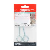 Timco Vine Eyes Zinc Plated Carbon Steel Fixings