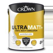 Crown Ultramatt Plus Brilliant White 5 Litre