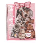 TopModel Cute Animals Dress Me Up Sticker Book