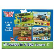 Tractor Ted 4 Jigsaw Puzzles In A Box Seasons