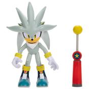 Sonic The Hedgehog 4" Figure With Accessory Silver image