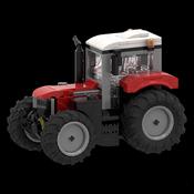 Brixies Plus Massey Ferguson 6S Tractor 240pc Construction Set image