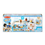 Melissa &amp; Doug Cool Scoops Ice Creamery Wooden Toy Playset