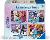 Disney Frozen 4 In A Box Jigsaw Puzzles image