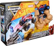 Monster Jam SpiderMan Sandman City Battle Playset