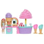 Barbie Club Chelsea Ice Cream Shop Playset With Chelsea Doll image