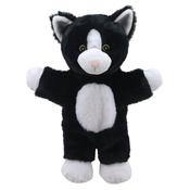 The Puppet Company Eco Walking Hand Puppet Cat Black / White image