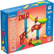 GEOMAG Magnetic Tiles Marble Run 45pc Set image
