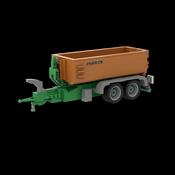 Brixies Plus Joskin Cargo Lift 4 Wheel Trailer 400pc Construction Set