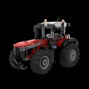Brixies Plus Massey Ferguson 9S Tractor 482pc Construction Set image