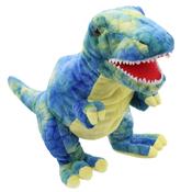 The Puppet Company Baby Dinos Hand Puppet T Rex Blue image