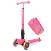 BoldCube Teeny Fold 3 Wheel Foldable Scooter Mermaid Pink 3-8 Years