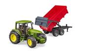 Bruder John Deere 6920 Tractor  With Tipping Trailer 1:16 image