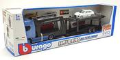 Burago Haulers Multicar Car Carrier Truck C/W Car