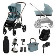 Cybex Gazelle S  Bundle Stormy Blue With Cloud G Car Seat And Base
