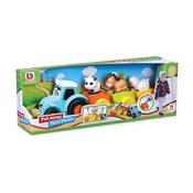 Burago Junior B Pull Along Farm Tractor With Animals