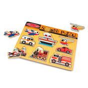 Melissa &amp; Doug Sound Puzzle Vehicles